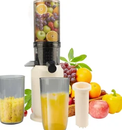 Extracteur de jus à pression lente 550 ml Blanc