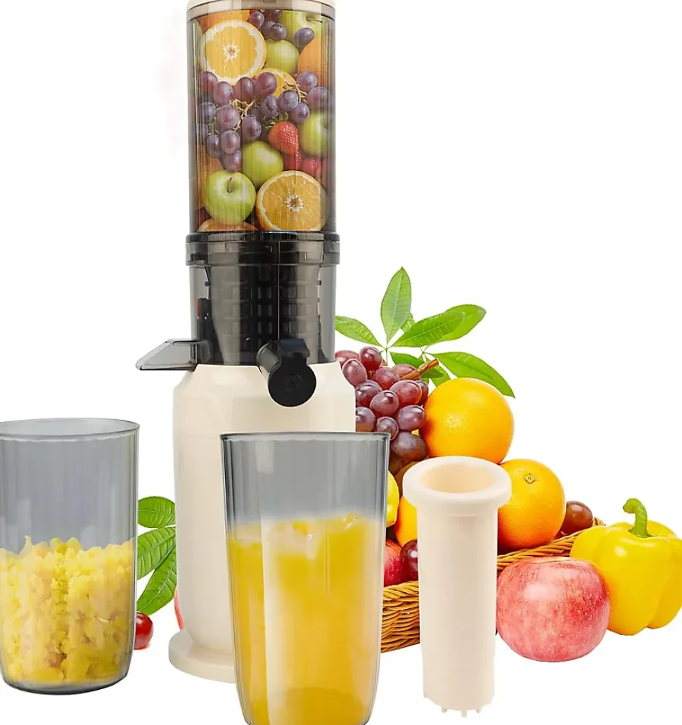 Extracteur de jus à pression lente 550 ml Blanc