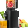 Extracteur de Jus Lent 250W, Large Ouverture, Pressage à Froid