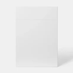 Façade de cuisine 1 porte et 1 tiroir Stevia blanc brillant l. 50 cm x H. 72 cm GoodHome