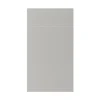 Façade de cuisine 1 porte et 1 tiroir Stevia gris mat l. 40 cm x H. 72 cm GoodHome