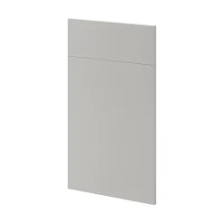 Façade de cuisine 1 porte et 1 tiroir Stevia gris mat l. 40 cm x H. 72 cm GoodHome