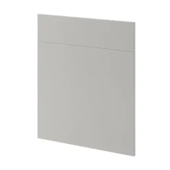 Façade de cuisine 1 porte et 1 tiroir Stevia gris mat l. 60 cm x H. 72 cm GoodHome