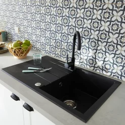 Façade de cuisine 1 porte et 1 tiroir Artemisia blanc mat l. 60 cm x H. 72 cm GoodHome