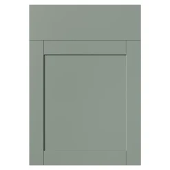Façade de cuisine 1 porte et 1 tiroir Ash vert sauge l. 49,7 cm x H. 71,5 cm GoodHome