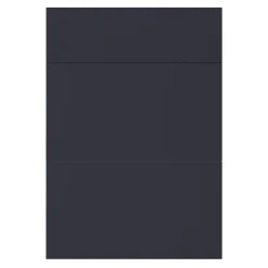 Façade de cuisine 1 tiroir et 2 casseroliers Stevia bleu mat l. 50 cm x H. 72 cm GoodHome