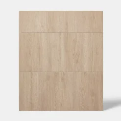 Façade de cuisine 1 tiroir et 2 casseroliers Chia décor chêne clair l. 60 cm x H. 72 cm GoodHome