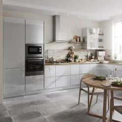 Façade de cuisine 1 tiroir et 2 casseroliers Stevia bleu mat l. 60 cm x H. 72 cm GoodHome