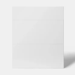 Façade de cuisine 1 tiroir et 2 casseroliers Stevia blanc brillant l. 60 cm x H. 72 cm GoodHome