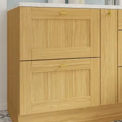 Façade de cuisine hotte / casserolier Verbena décor chêne l. 60 cm GoodHome