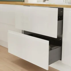 Façade de cuisine hotte / casserolier Garcinia blanc l. 80 cm GoodHome