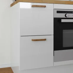 Façade de cuisine hotte / casserolier Stevia blanc brillant l. 40 cm GoodHome