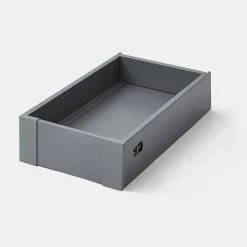 Façade de tiroir intérieur de cuisine Soto gris anthracite l. 30 cm GoodHome