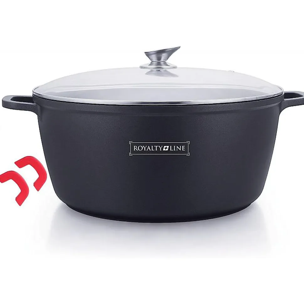 Faitout en fonte 40 cm Noir Royalty Line RLBS40M