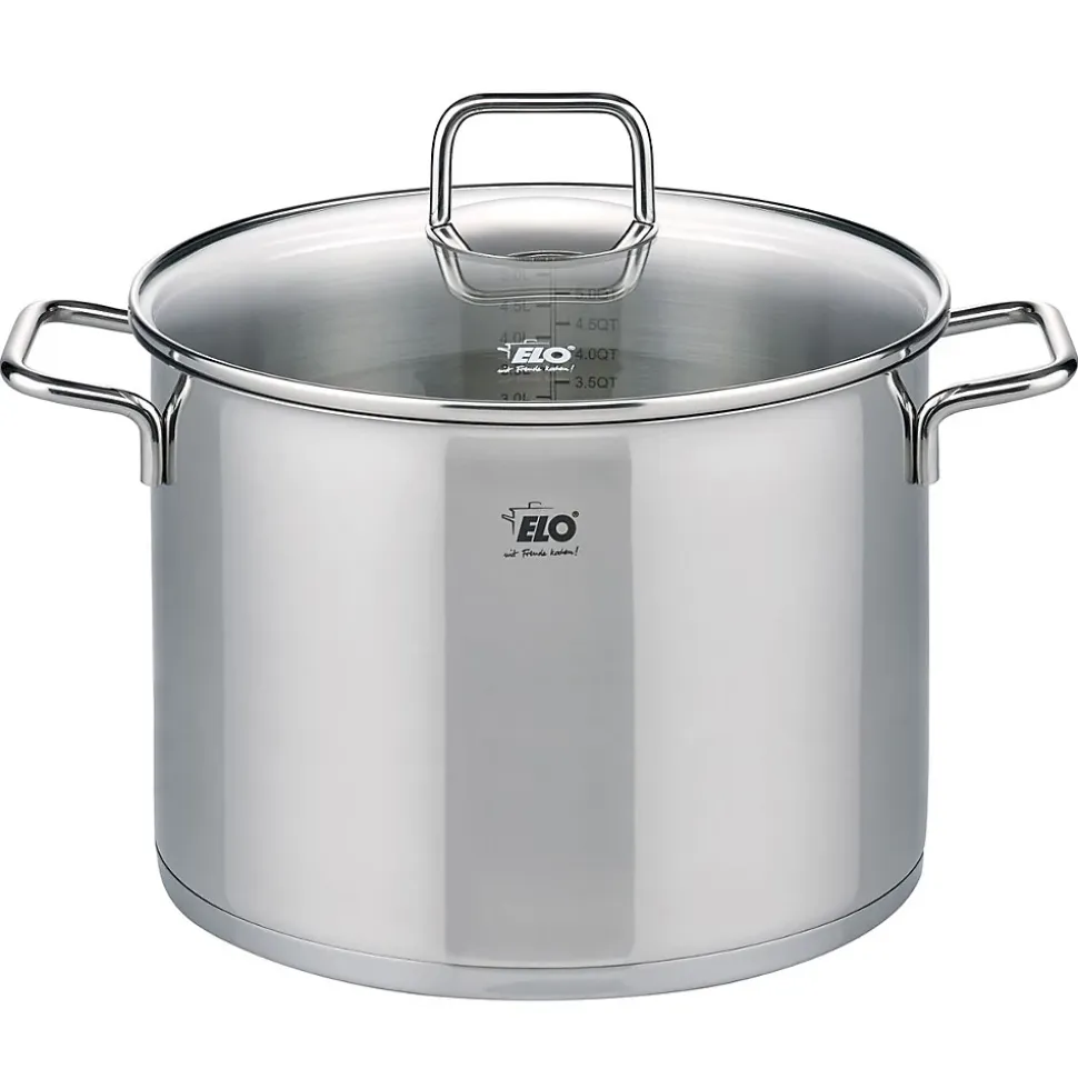 Faitout en inox 26 cm de 9,5 litres Elo Citrin