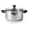 Faitout et couvercle Polo 5 l en inox