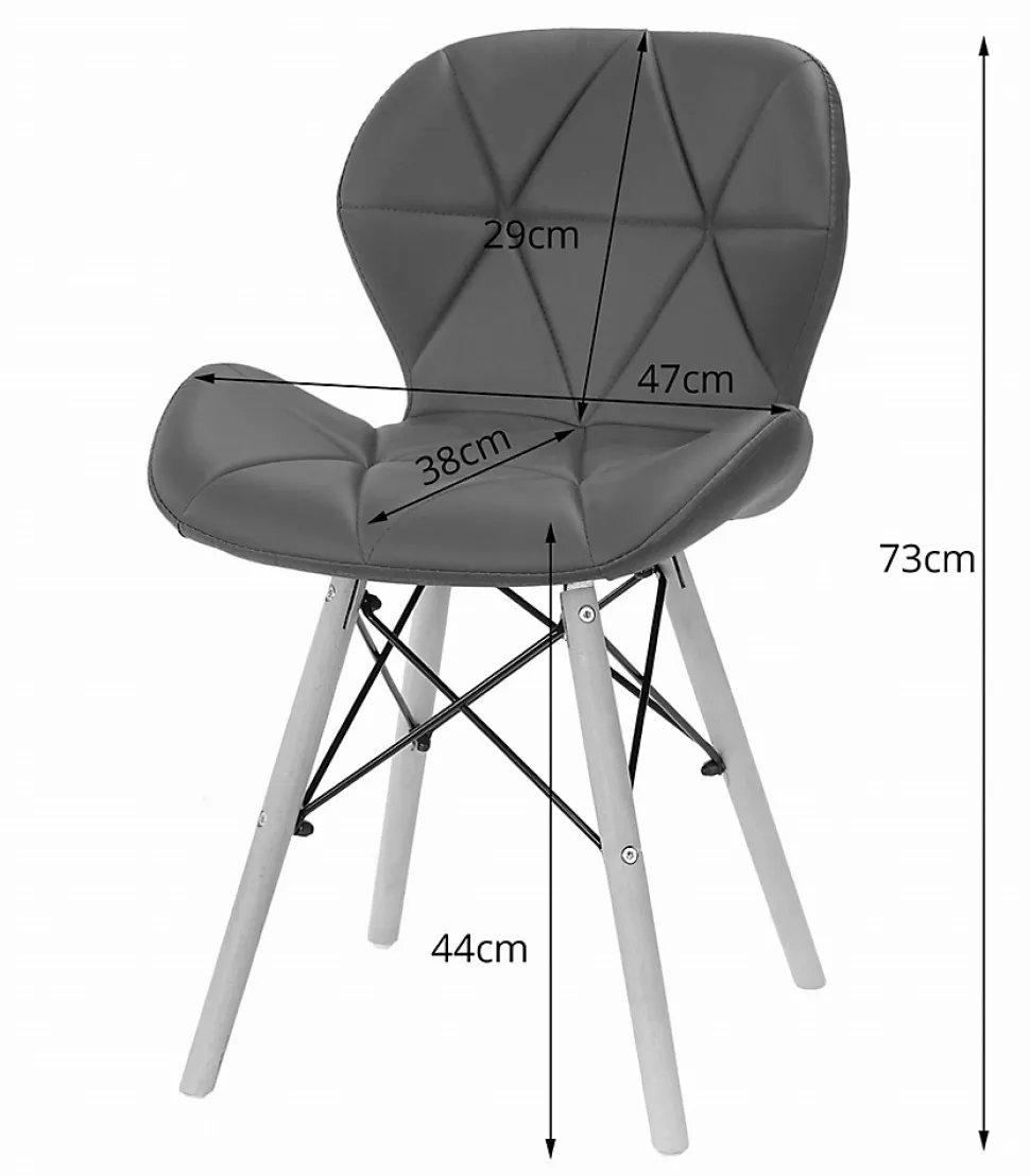 Fauteuil VALORA WAKO en similicuir - Blanc moderne x 3
