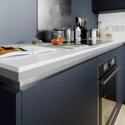 Faux rail de tiroir pour lave-vaisselle acier brossé L. 59,7 cm Caraway Innovo GoodHome