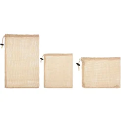 Filet pour fruits et légumes maille de coton ,5Five vendu par 3 pièces