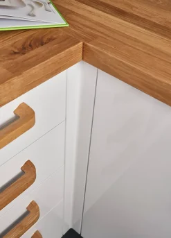 Fileur d'angle GoodHome Stevia Blanc H. 71.5 cm x l. 59 mm x Ep. 5 mm