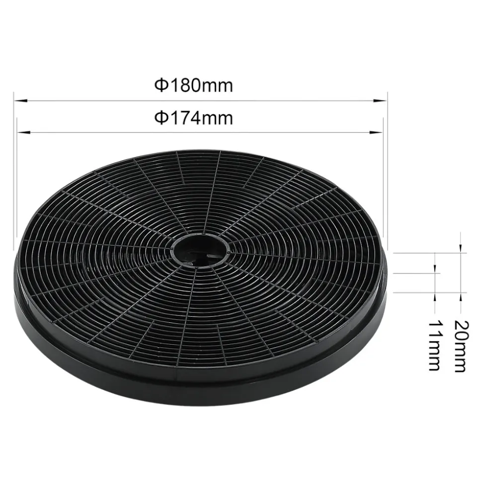 Filtre à charbon pour hotte, CARBFLT180