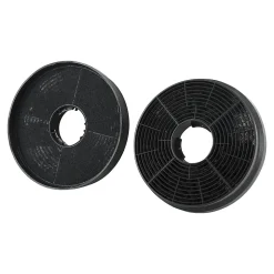 Filtres à charbon rond Cooke & Lewis CARBFILT22 Ø10,5 cm noir, 2 pièces