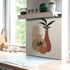 Fond de hotte effet brossé Fruits multicouleur l. 60 cm x H. 70 cm x ép. 3 mm