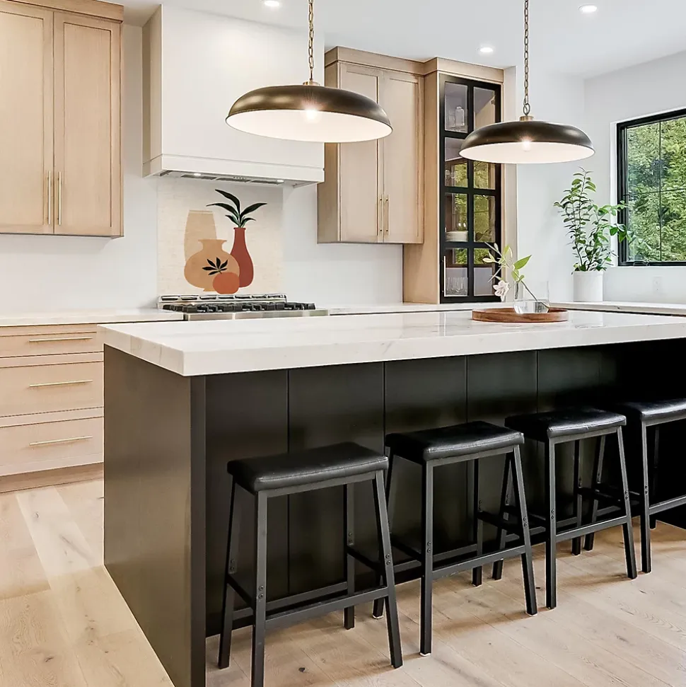 Fond de hotte effet brossé Fruits multicouleur l. 60 cm x H. 70 cm x ép. 3 mm