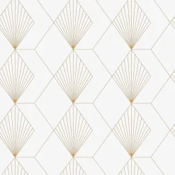 Fond de hotte en aluminium - art déco blanc - 70x60 cm