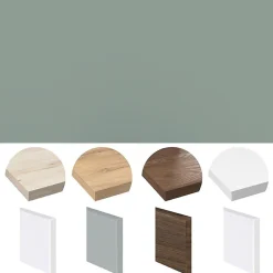 Fond de hotte en aluminium - essentiel vert clair - 70x60 cm