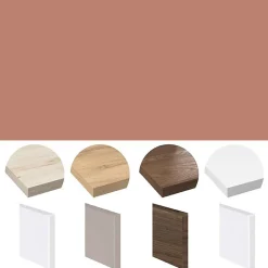 Fond de hotte en aluminium - essentiel terracotta - 70x90 cm