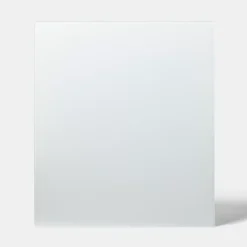 Fond de hotte en verre blanc GoodHome Nashi l. 90 cm x H. 70 cm x ép. 5 mm