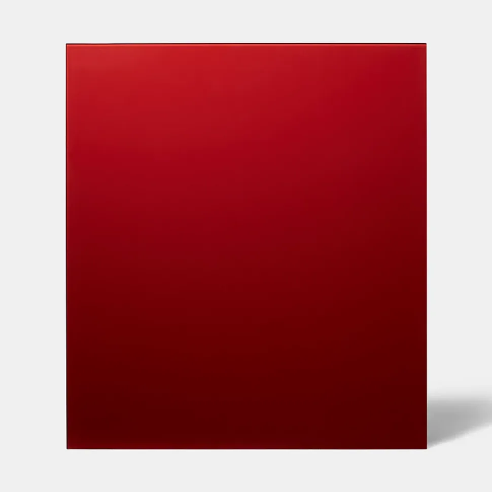 Fond de hotte en verre GoodHome Nashi rouge l. 60 cm x H. 70 cm x Ép. 5 mm