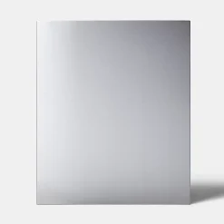 Fond de hotte inox métal brossé GoodHome Kasei l. 90 cm x H. 70 cm x ép. 10 mm