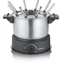 Fondue Electrique SEVERIN - FO2473 - Capacité 1,4L - Jusqu'a 8 personnes - Thermostat réglables - 1500W