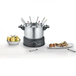 Fondue Electrique SEVERIN - FO2473 - Capacité 1,4L - Jusqu'a 8 personnes - Thermostat réglables - 1500W