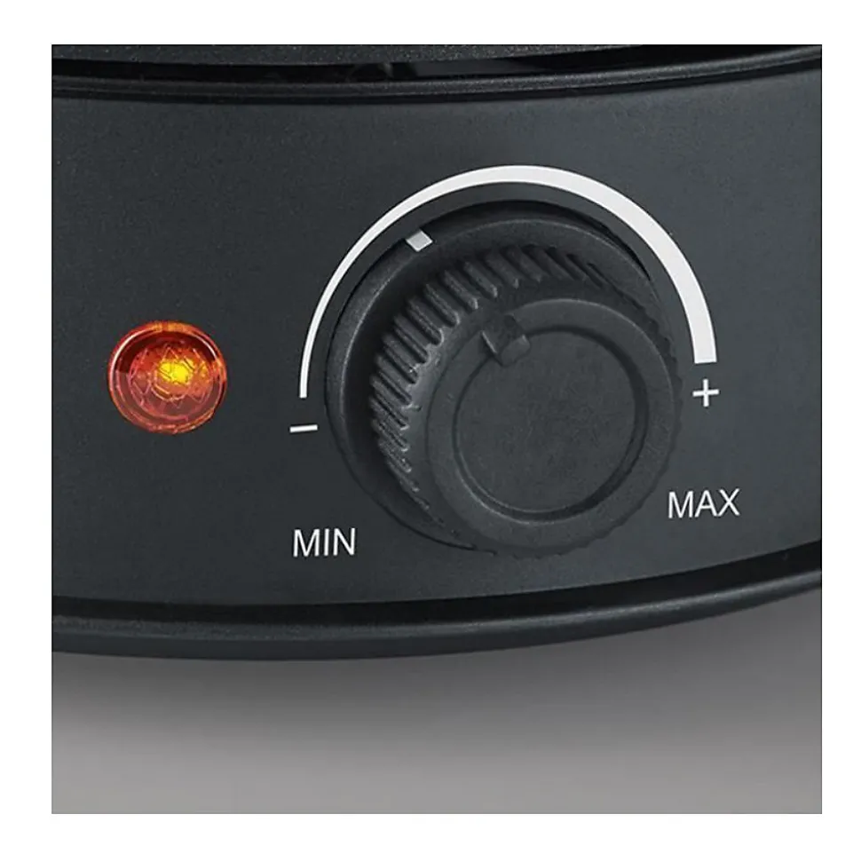 Fondue 1500w 8 fourchettes inox/noir Severin 2470