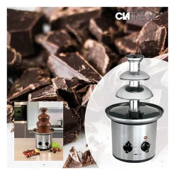 Fontaine à Chocolat Avec Cascades Extra Lisses Clatronic