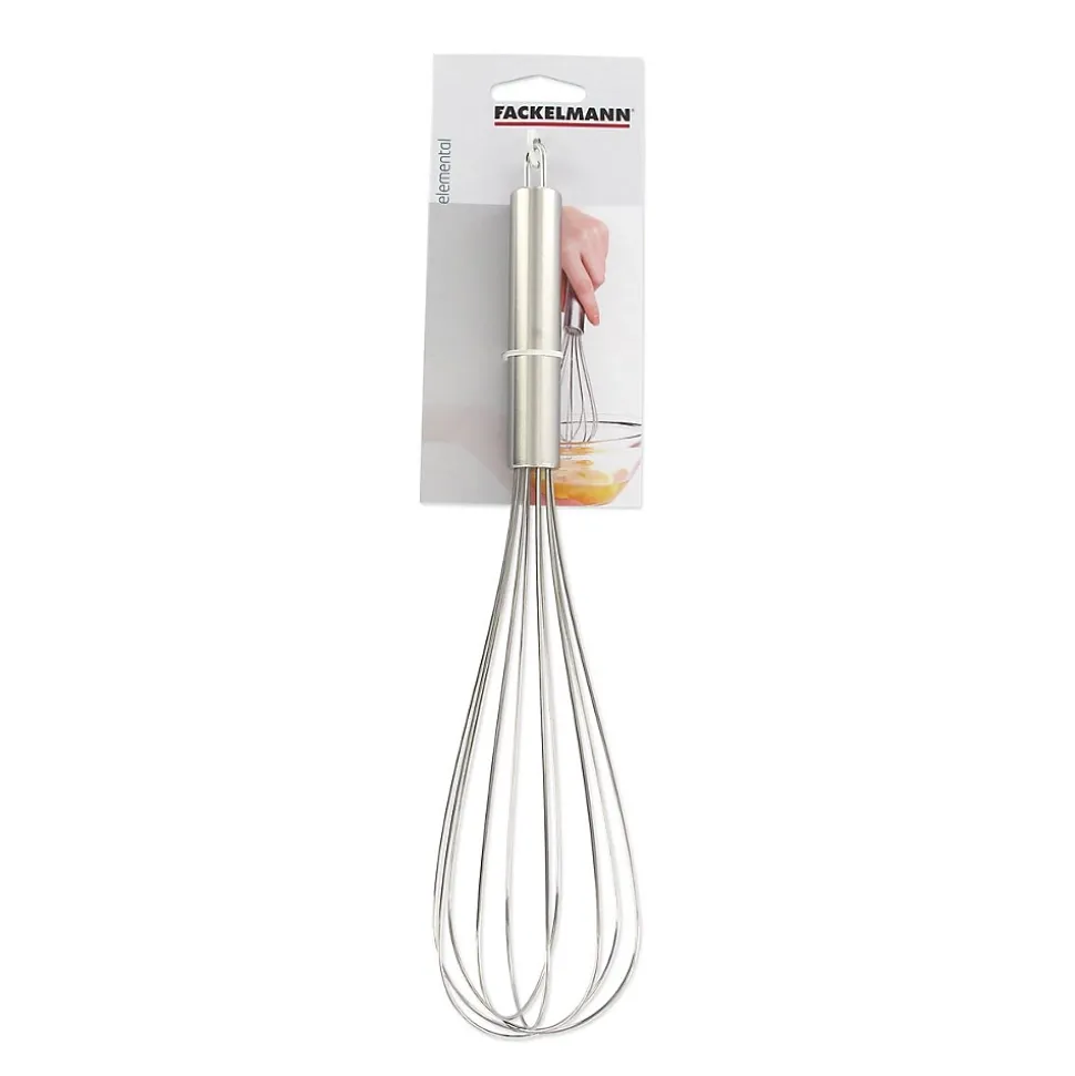 Fouet de cuisine et de pâtisserie en inox 32 cm Fackelmann Elemental