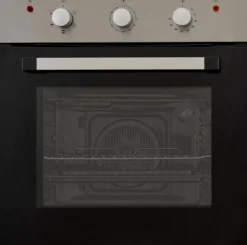 Four à chaleur tournante 60L Cooke & Lewis CLCSB60, argent