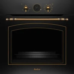 Four multifonction - Catalyse - AMICA - ED17319B RETRO - Noir - 59,5 x 59,5 x 57 cm