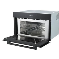 Four a micro-ondes encastrable - CONTINENTAL EDISON - 1450 W - 34 L -Combiné Gril - CEMO34CEB3 - 59,5 x 38,3 x 49,2 cm - Noir