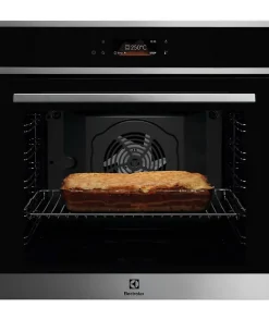Four encastrable - Pyrolyse - Chaleur tournante pulsée - ELECTROLUX - EOF8P08X - Inox - Porte froide - 59,4 x 59,4 x 56,8 cm