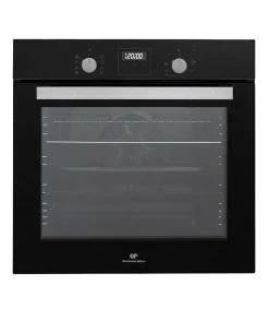 Four encastrable catalyse - chaleur pulsée - CONTINENTAL EDISON - F80CBIX - Noir et inox - L59,5 x H59,6 x P 54,68cm