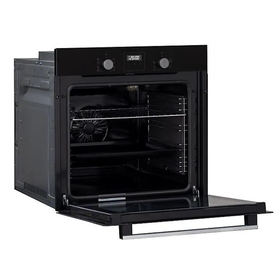 Four encastrable catalyse - chaleur pulsée - CONTINENTAL EDISON - F80CBIX - Noir et inox - L59,5 x H59,6 x P 54,68cm