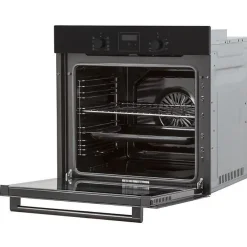 Four encastrable Continental Edison F80CBP 80 L Noir catalyse chaleur pulsée programmateur digital 59,5x59,5x56,5 cm