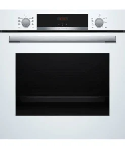 Four encastrable Ecoclean -BOSCH SER4 - HBA553BV3F - Blanc - 71 L - Classe énergie A+ - 59,5 x 59,4 x 54,8 cm