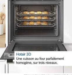 Four encastrable 71L Bosch HBA534BS3 Eclean Série 4