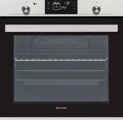 Four encastrable multifonction 78l 59cm a pyrolyse noir Sharp K71V28IM2