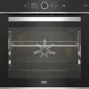 Four encastrable multifonction - Pyrolyse - BEKO - BBIM13500XPSW - Inox / Noir - Porte froide - 59,4 x 56,7 x 59,5 cm